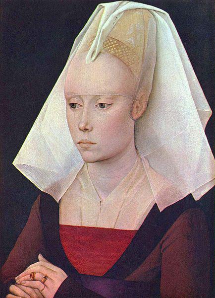 Rogier van der Weyden Portrait einer Dame Sweden oil painting art